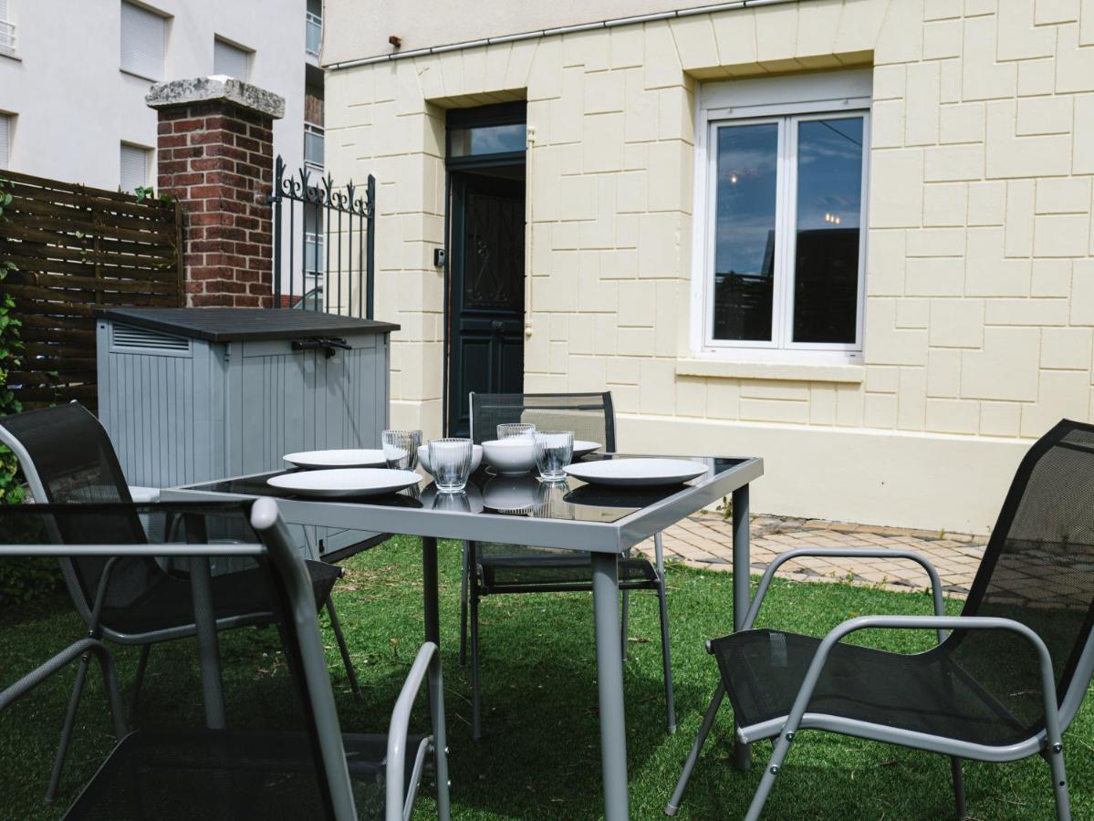 Ferienwohnung Superbe T2 Rouen Avec Jardin + Parking Gratuit A Proximite Exterior foto